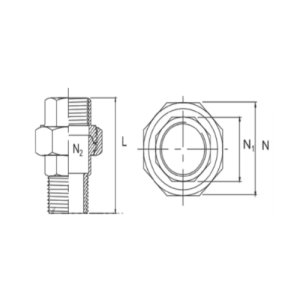 Union Conical BSPT M x BSPP F